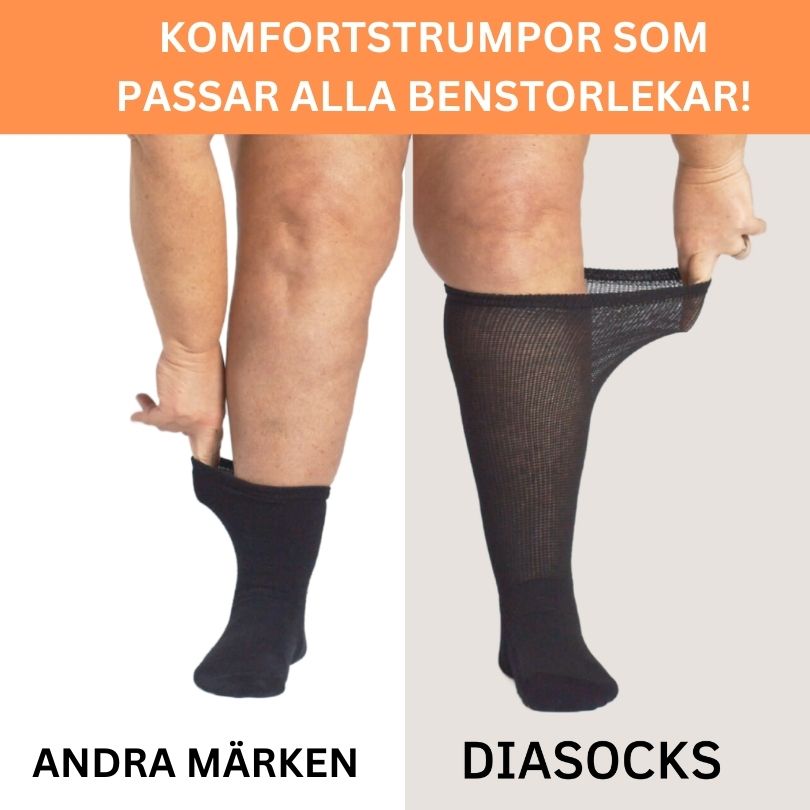 Bekväma diasockor för ultimat bärkomfort
