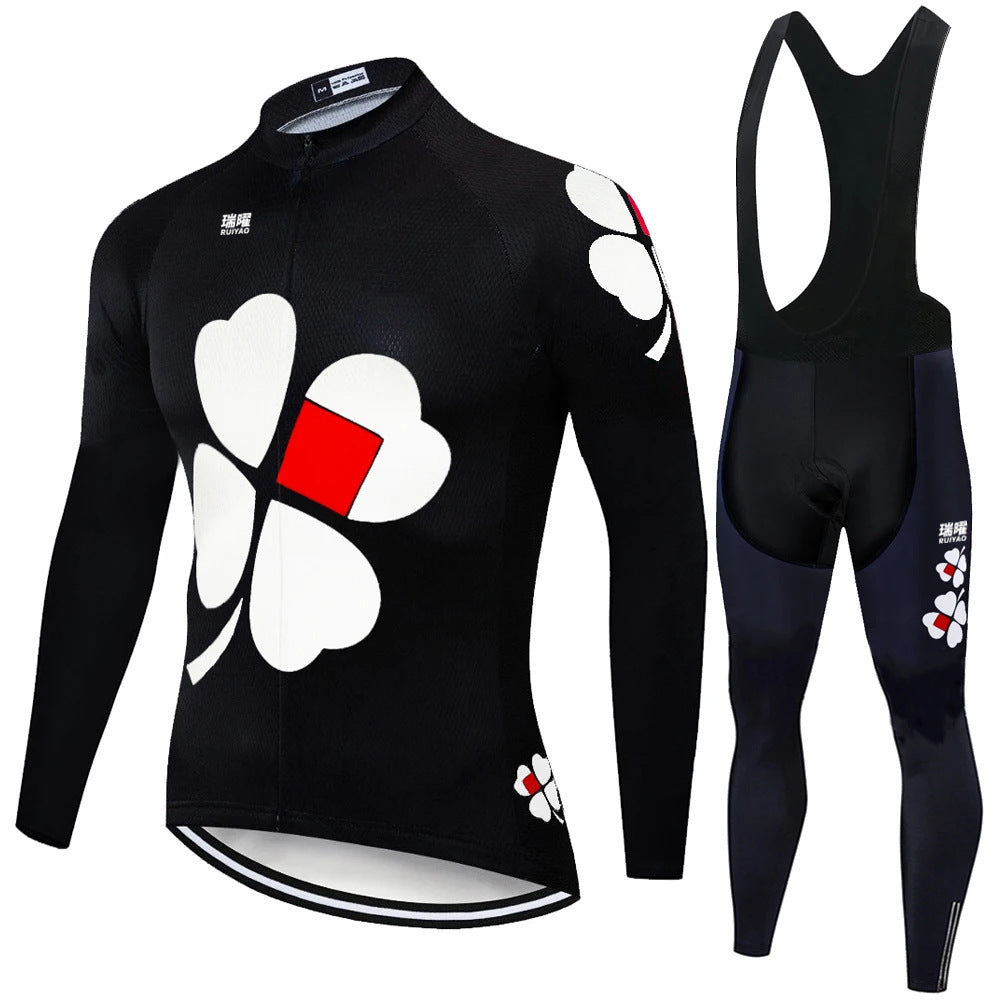 FDJ - Long-Sleeve Professional Cycling Set