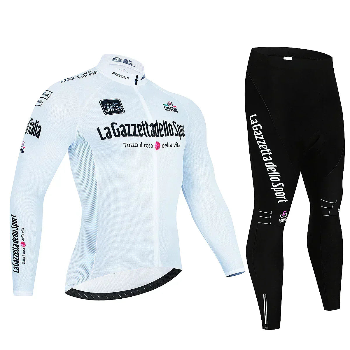 Giro d'Italia - Long-Sleeve Professional Cycling Set