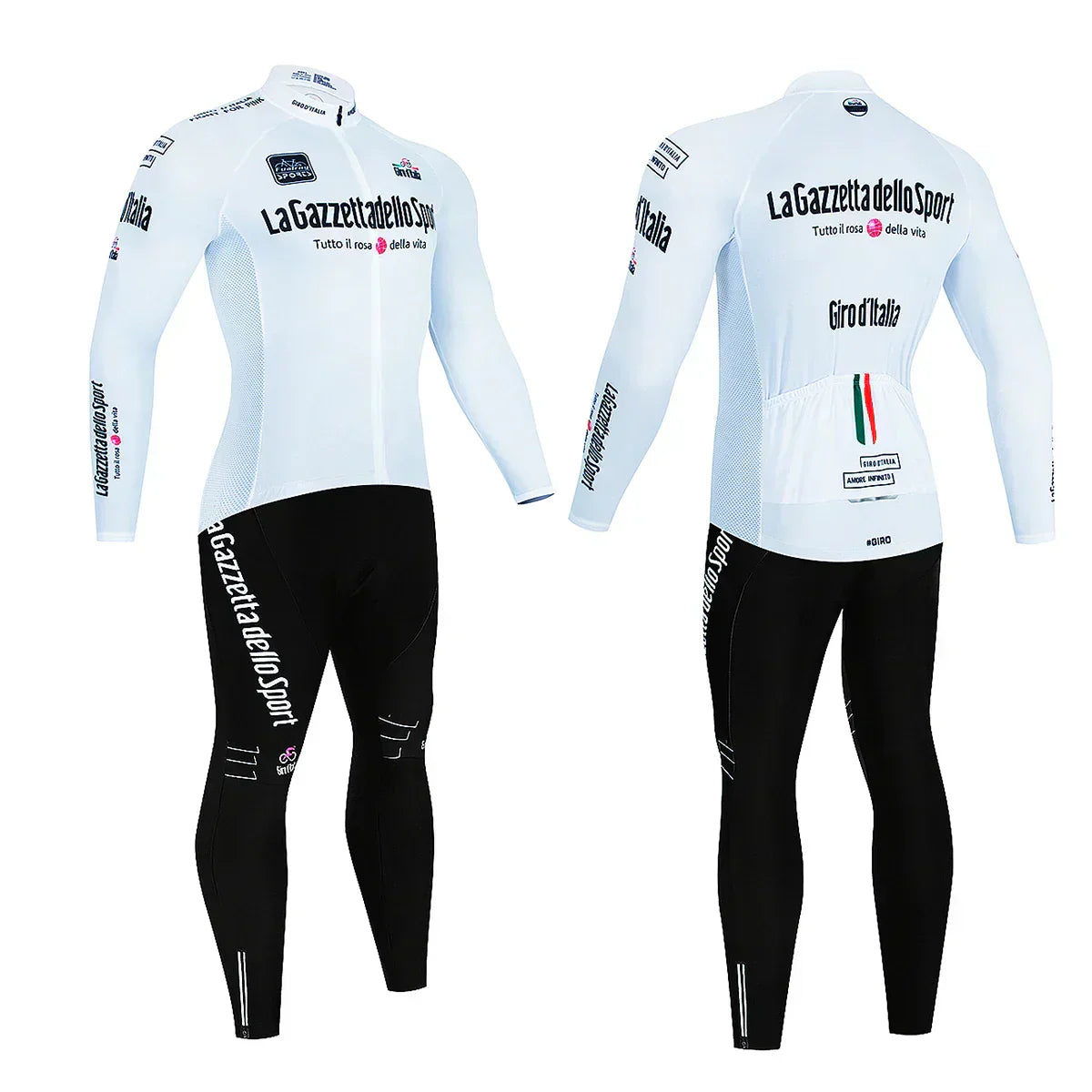 Giro d'Italia - Long-Sleeve Professional Cycling Set