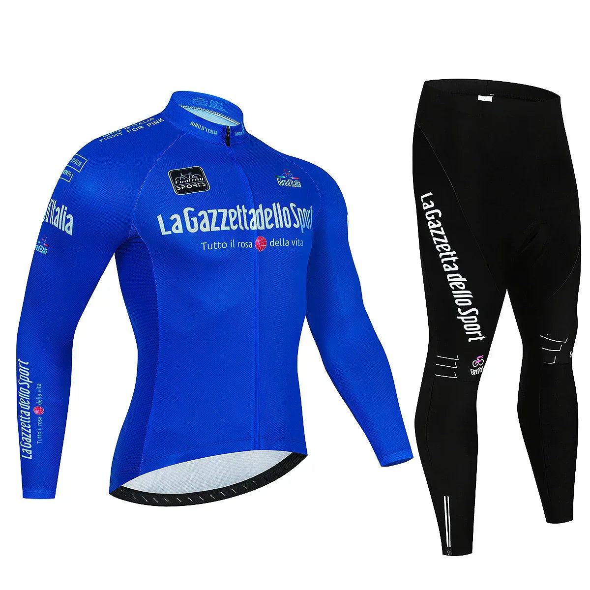 Giro d'Italia - Long-Sleeve Professional Cycling Set